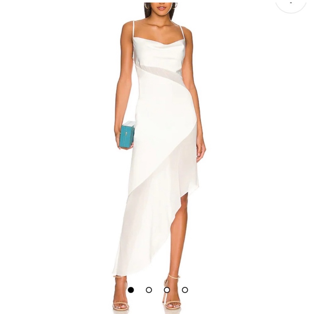 Delfino Slip Dress in Ivory NBD